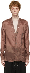 Rick Owens Brown Larry Shirt