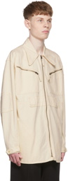 Maison Margiela Off-White Cotton Jacket
