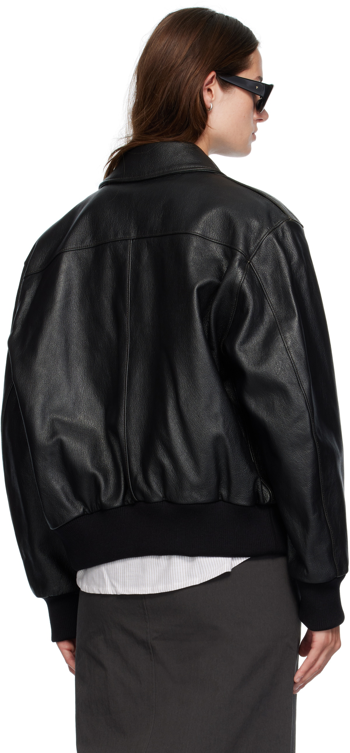 COOR Black A2 Leather Jacket