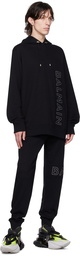 Balmain Black Embossed Sweatpants