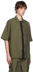 Tom Wood Khaki Nylon Shirt