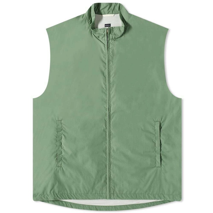 Photo: Nanamica Men's Multi Pocket Vest in Green