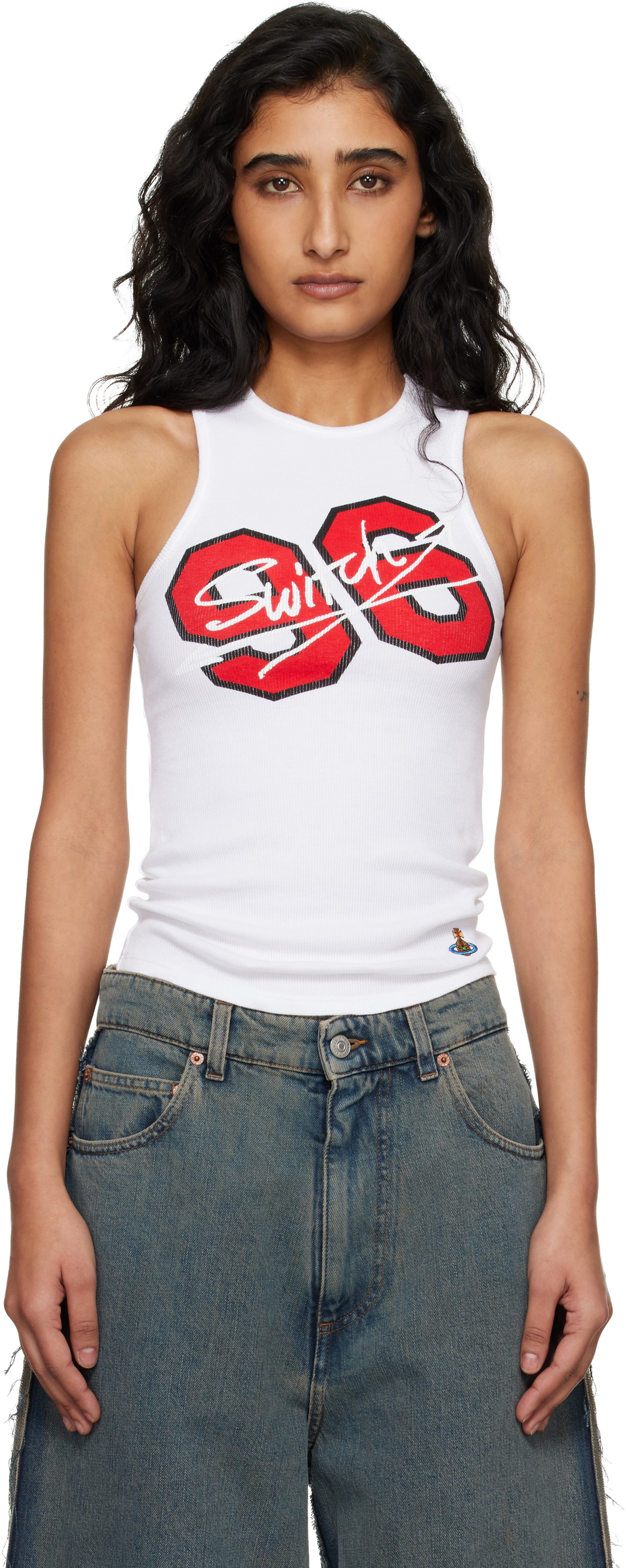 Vivienne Westwood Red Slash Tank Top Vivienne Westwood