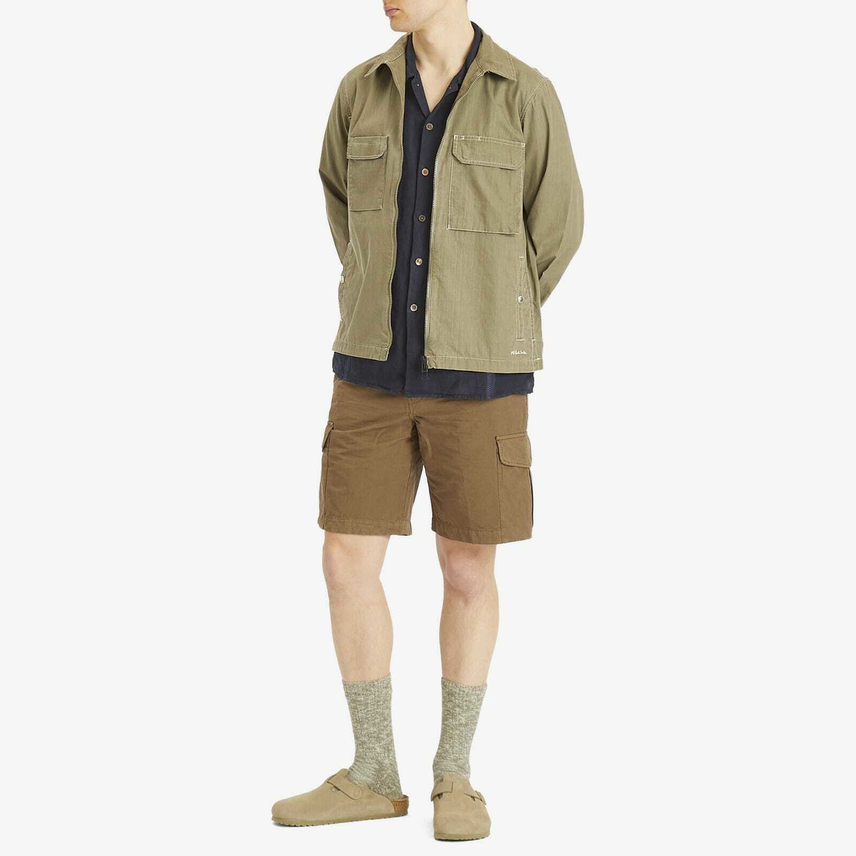 Paul Smith Men's Cargo Shorts in Green