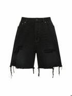 BALENCIAGA - Adidas Baggy Cotton Shorts