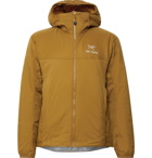 Arc'teryx - Atom LT Padded Fleece-Panelled Tyono Hooded Jacket - Gold