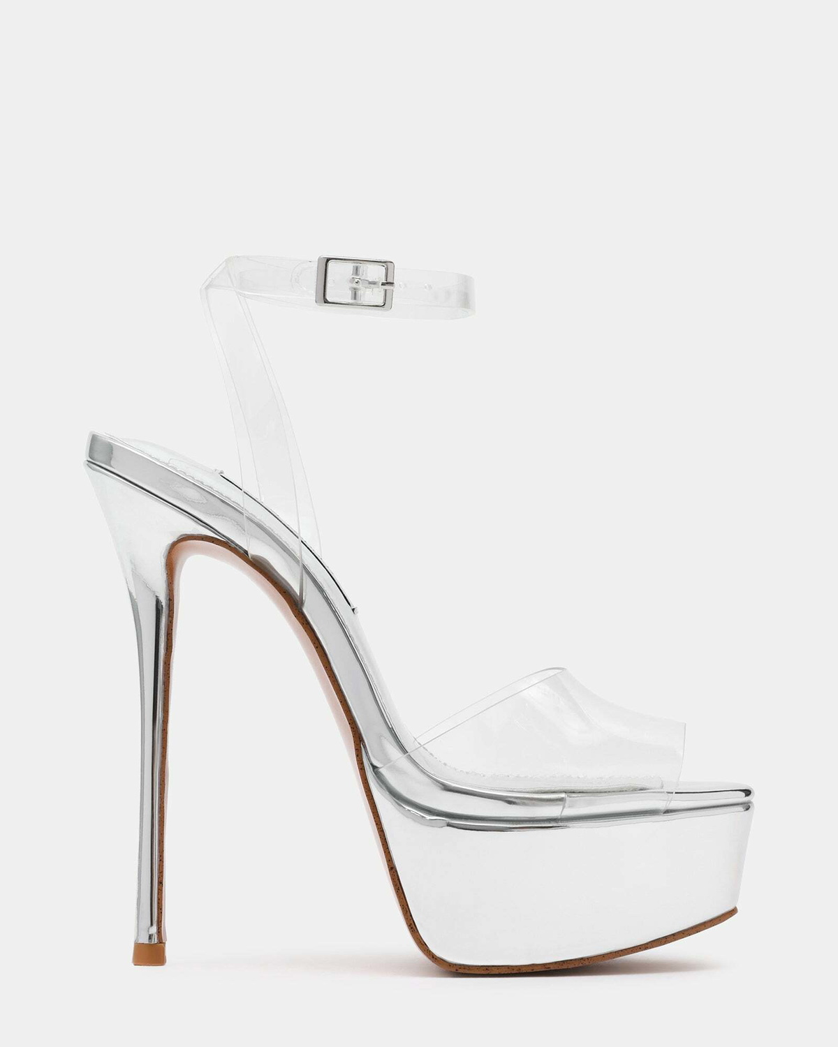 Steve Madden Jezzica Heels in Clear