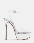 Steve Madden Jezzica Heels in Clear