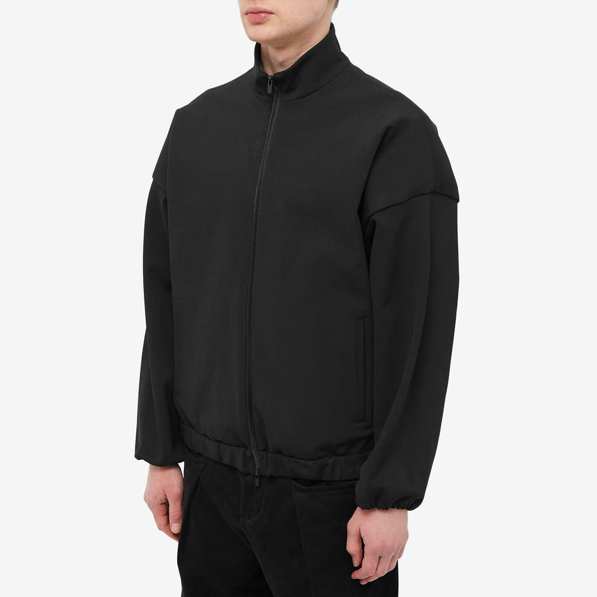 Fear Of God Men's Eternal Viscose Tricot Track Jacket in Black Fear Of God