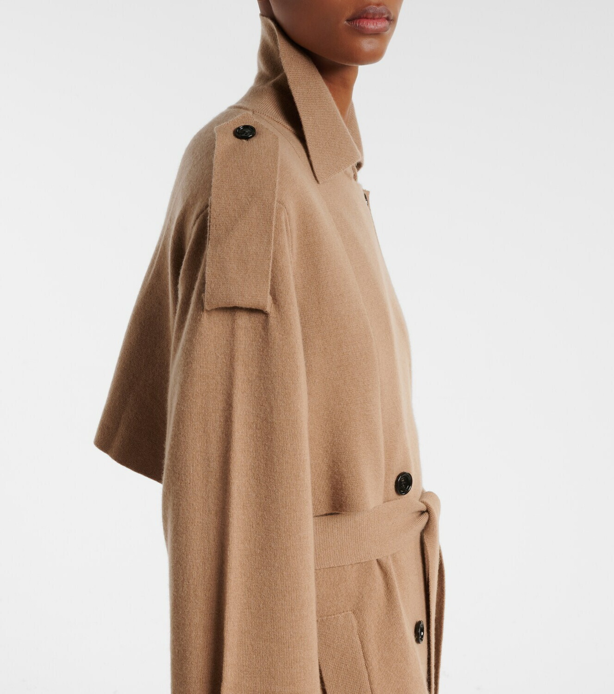 Jardin des Orangers Belted wool and cashmere trench coat