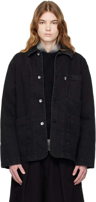Photo: YMC Black Construction Denim Chore Jacket