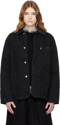 YMC Black Construction Denim Chore Jacket