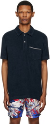 Moncler Navy Patch Pocket Polo