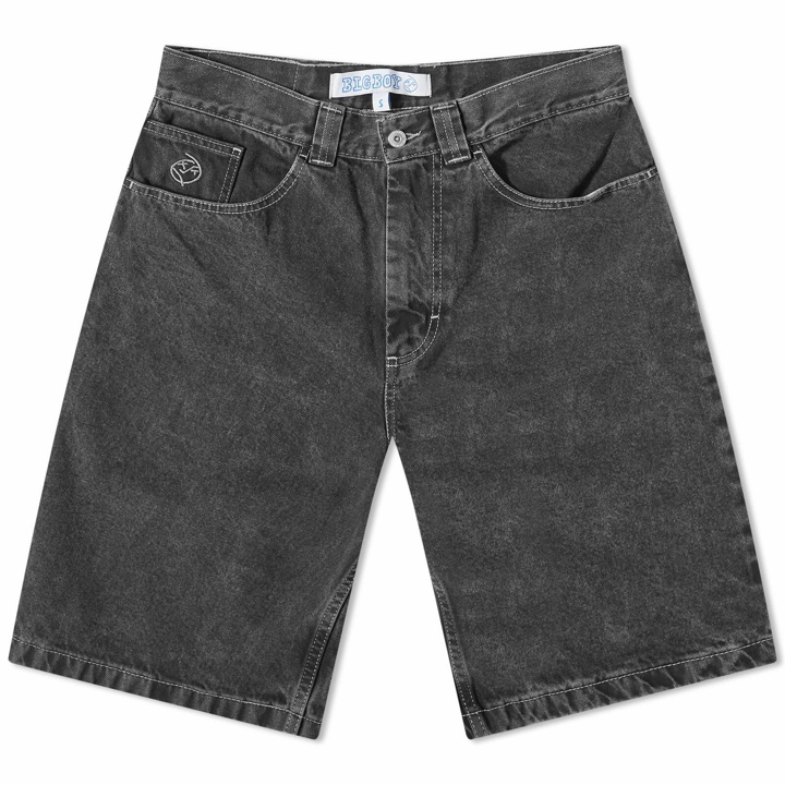 Photo: Polar Skate Co. Men's Big Boy Shorts in Silver Black