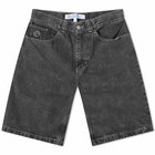 Polar Skate Co. Men's Big Boy Shorts in Silver Black