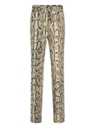 Dries Van Noten Python Print Pants