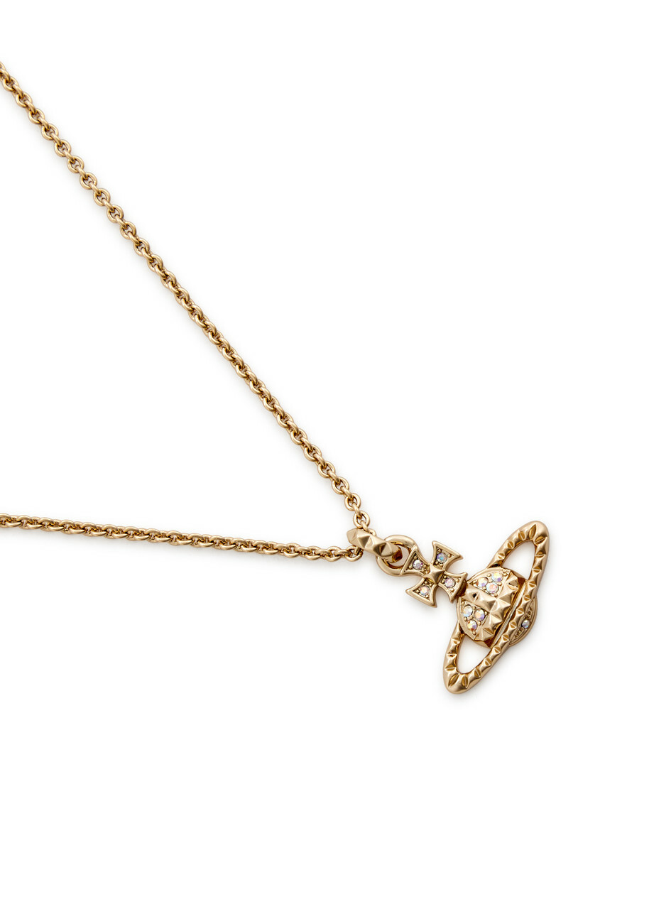 Vivienne Westwood Mayfair Bas Relief Embellished orb Necklace