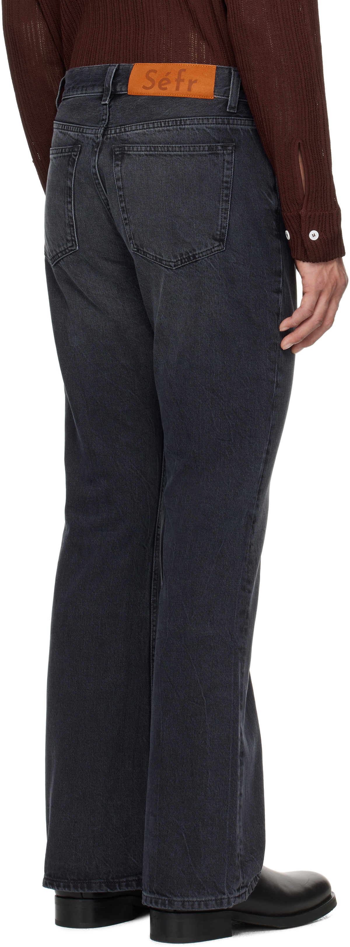 Séfr Black Rider Cut Jeans