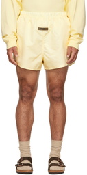 Fear of God ESSENTIALS Yellow Nylon Shorts