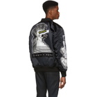 Diesel Reversible Black J-Tamie Bomber Jacket