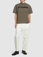 JIL SANDER - Boxy Fit Logo Cotton T-shirt