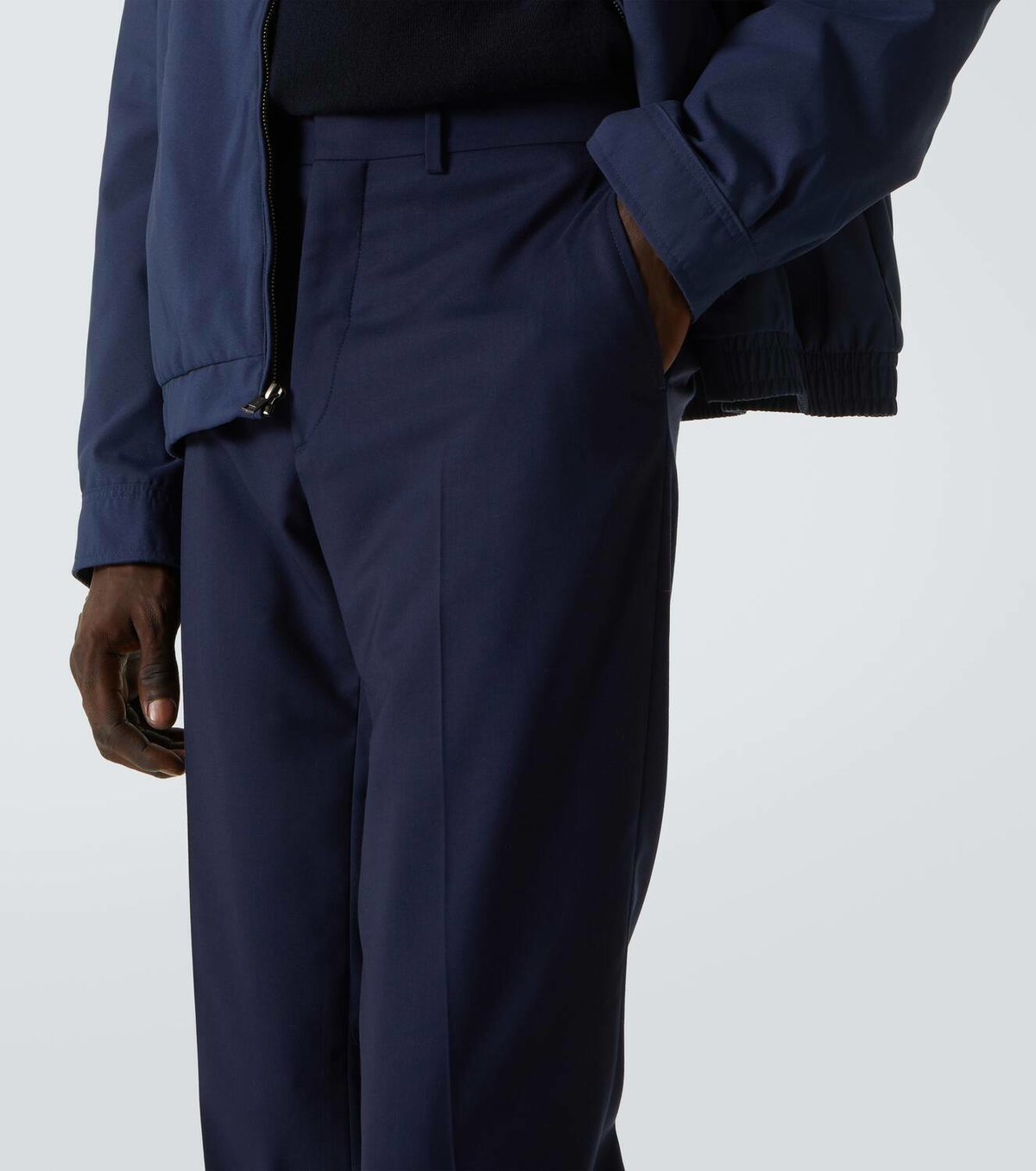 Ralph Lauren Purple Label Gregory mid-rise wool chinos