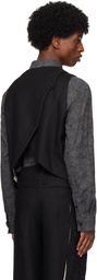 Professor.E Black E Waistcoat