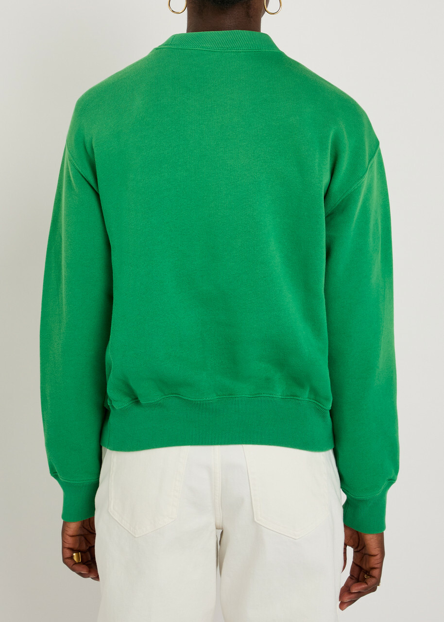 Polo Ralph Lauren Logo-embroidered Cotton Sweatshirt Green