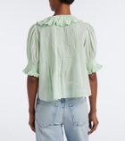 Dôen Henri ruffled cotton top
