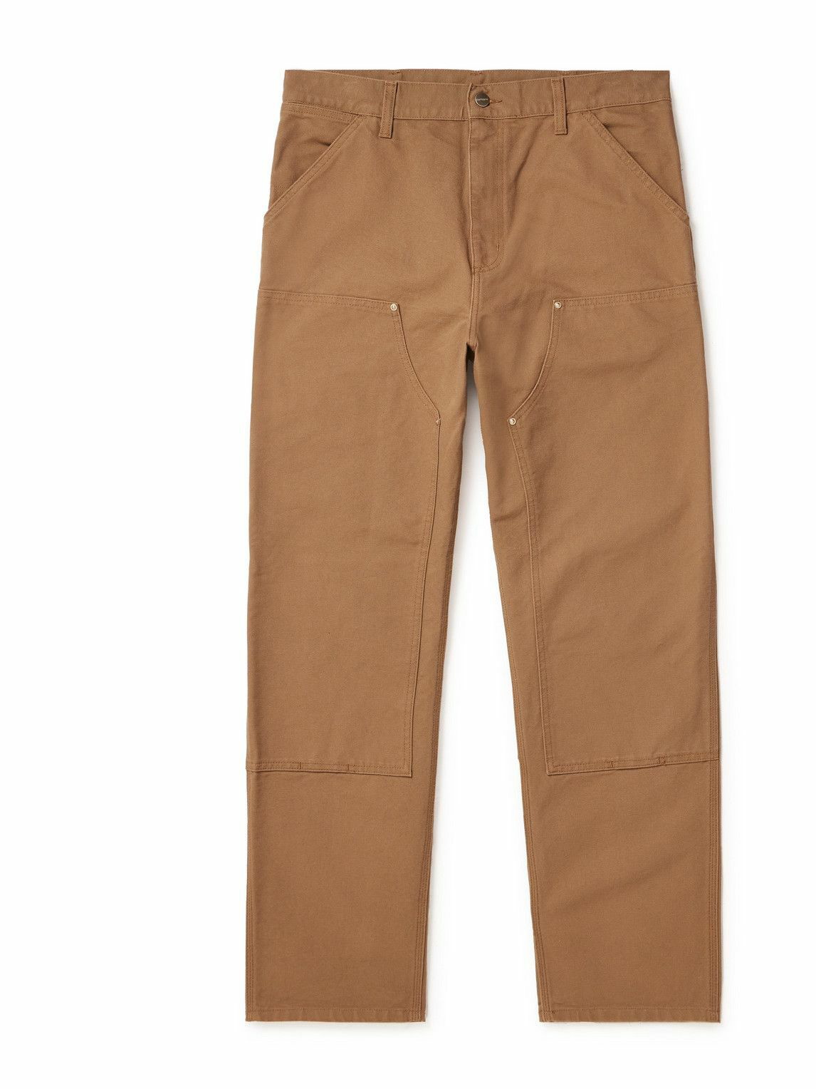 Carhartt WIP - Nash Straight-Leg Panelled Cotton-Canvas Trousers ...