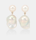Sophie Bille Brahe - Venus Blac 14kt gold earrings with pearls