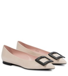 Roger Vivier Gommettine leather ballet flats
