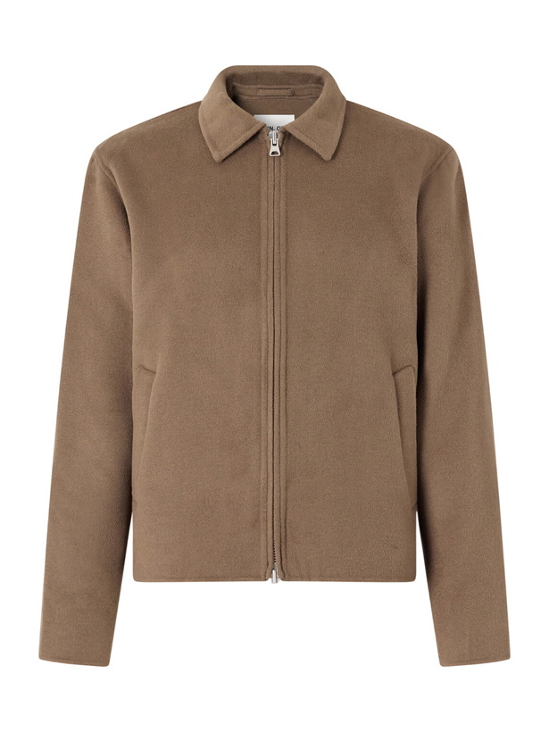 Photo: NN07 - Arlo 8447 Wool-Blend Felted Jacket - Neutrals