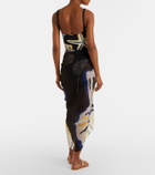 Cala de la Cruz Luana printed beach cover-up