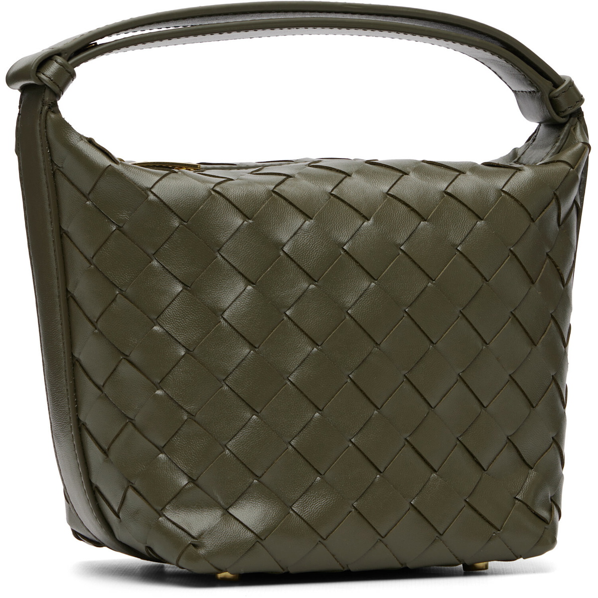 Bottega Veneta Khaki Micro Wallace Bag