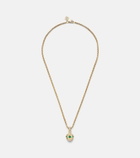 David Yurman Renaissance® 18kt gold necklace with emeralds and diamonds