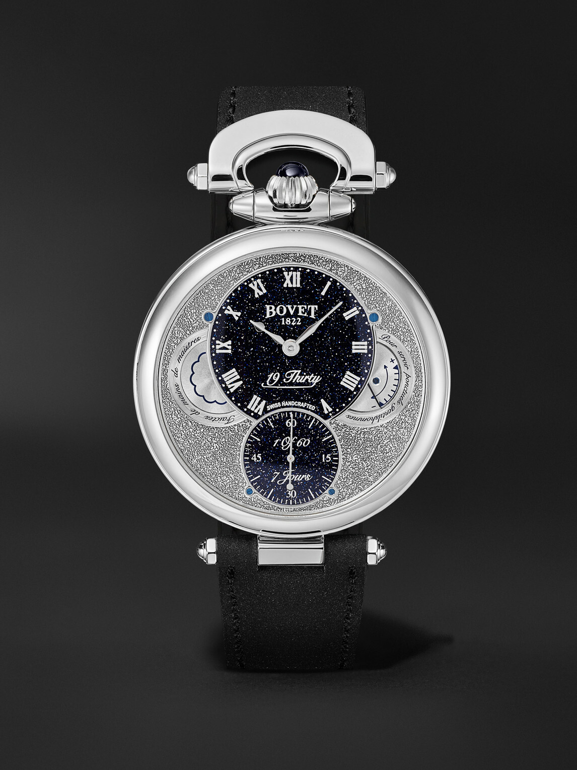 Bovet - 19Thirty Limited Edition Hand-Wound 42mm Stainless Steel Watch, Ref. No. NTS0115