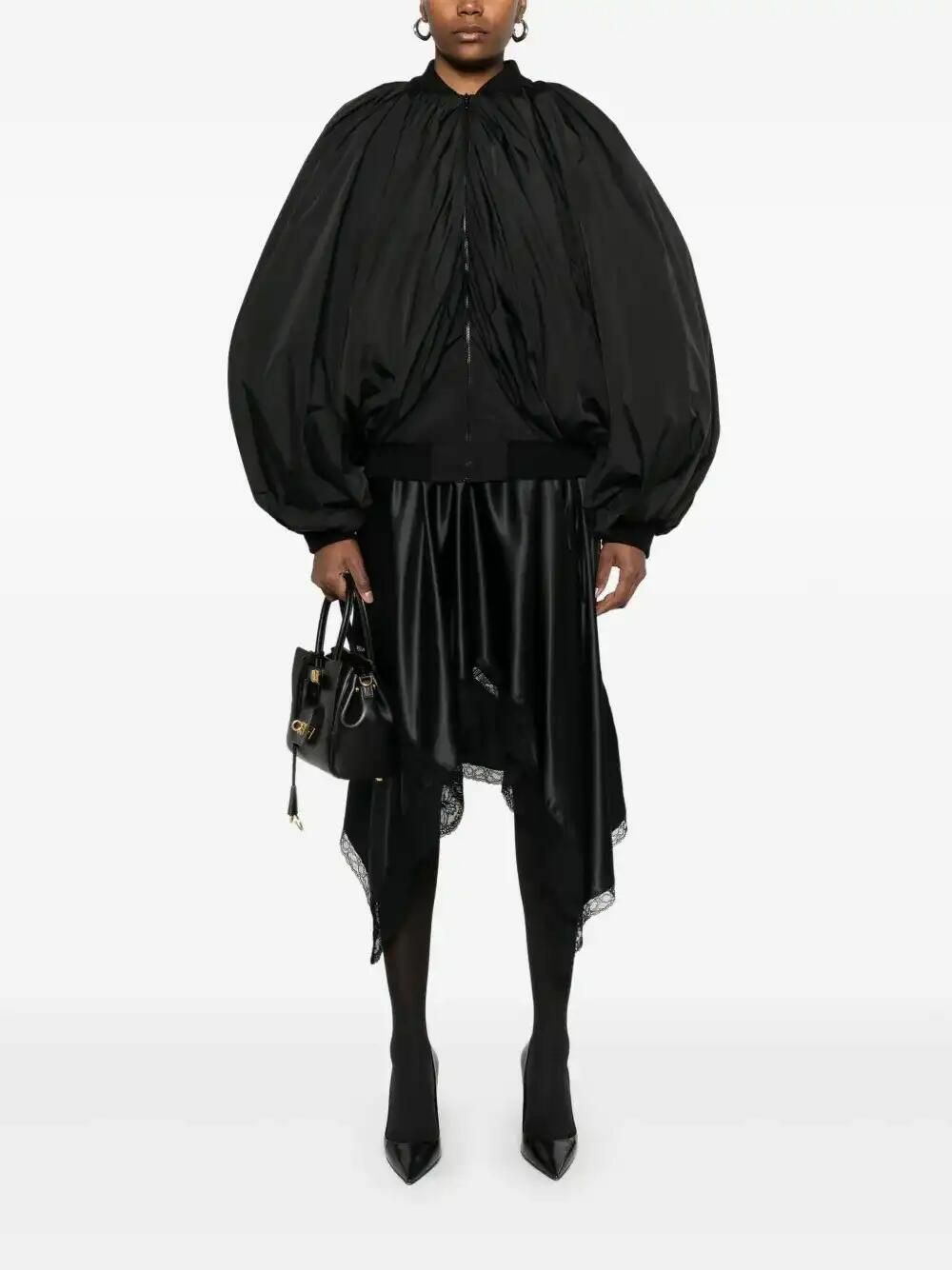 Balenciaga Draped Bomber Jacket