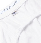 Schiesser - Karl Heinz Three-Pack Cotton-Jersey Briefs - Men - White