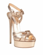 Casadei Womens Sandals in Rose gold