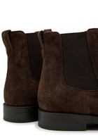 Tods Suede Chelsea Boots Brown