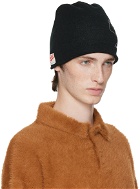 Andersson Bell Black Embroidery Jacquard Beanie