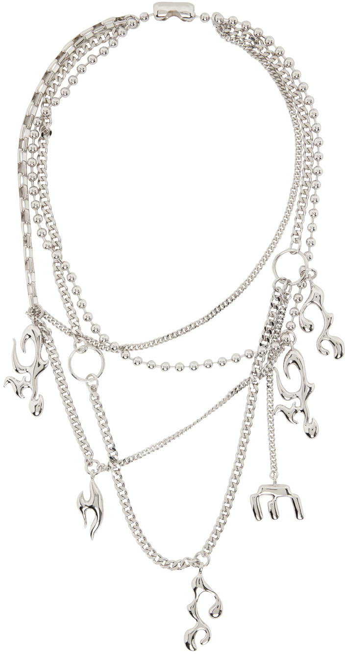 Miaou Silver Hannah Jewett Edition Charm Necklace Miaou display picture 1