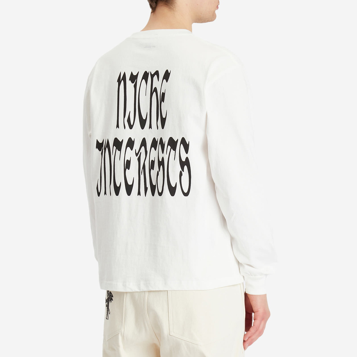 Heresy Men's Niche Longsleeve T-Shirt in Ecru