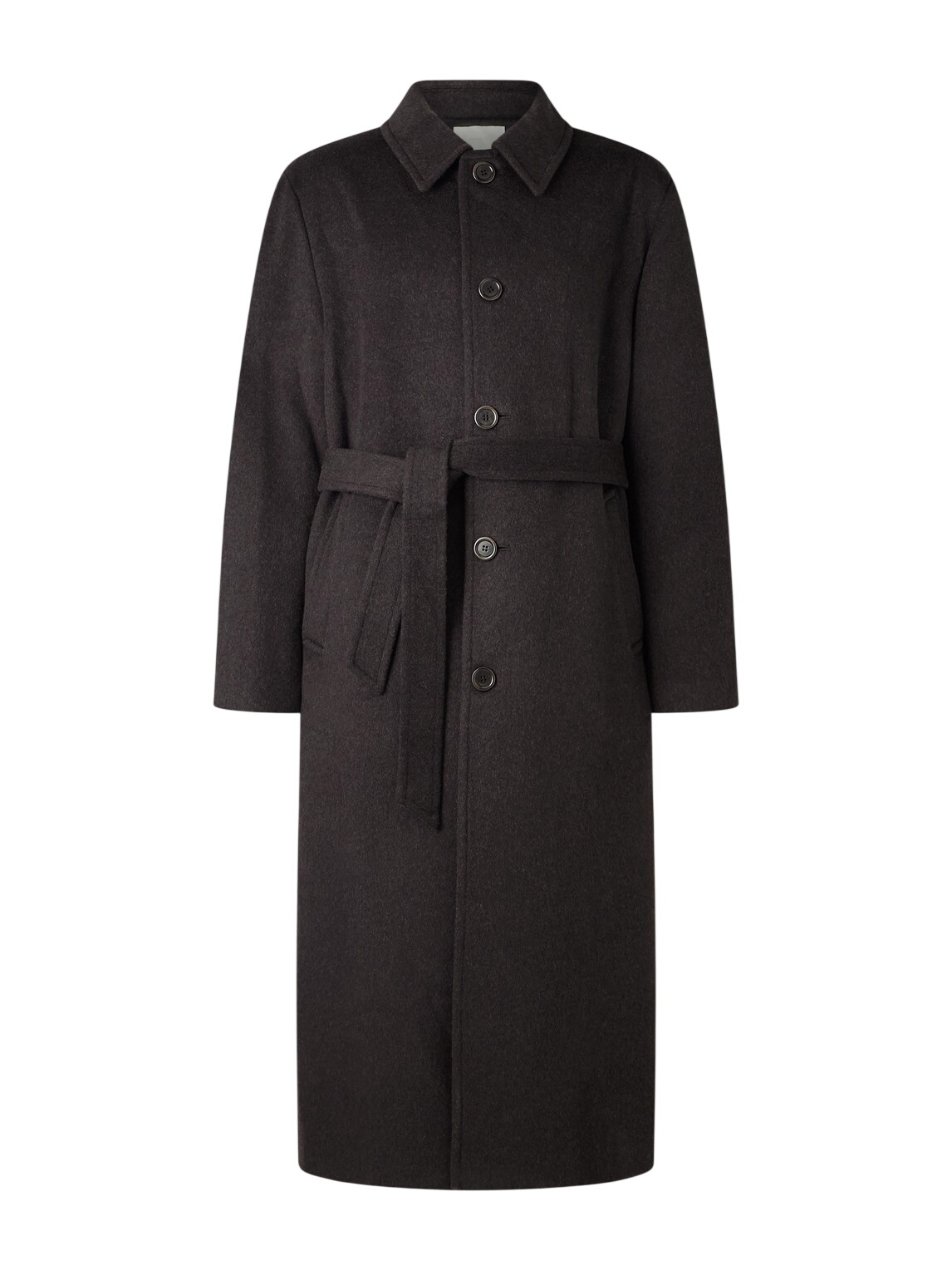AMOMENTO Brown Wool Raglan Coat AMOMENTO