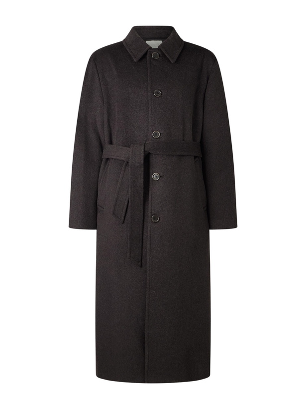 Photo: Amomento - Belted Wool-Blend Coat - Brown