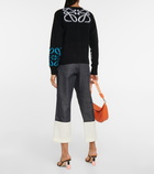 Loewe - Anagram intarsia wool cardigan