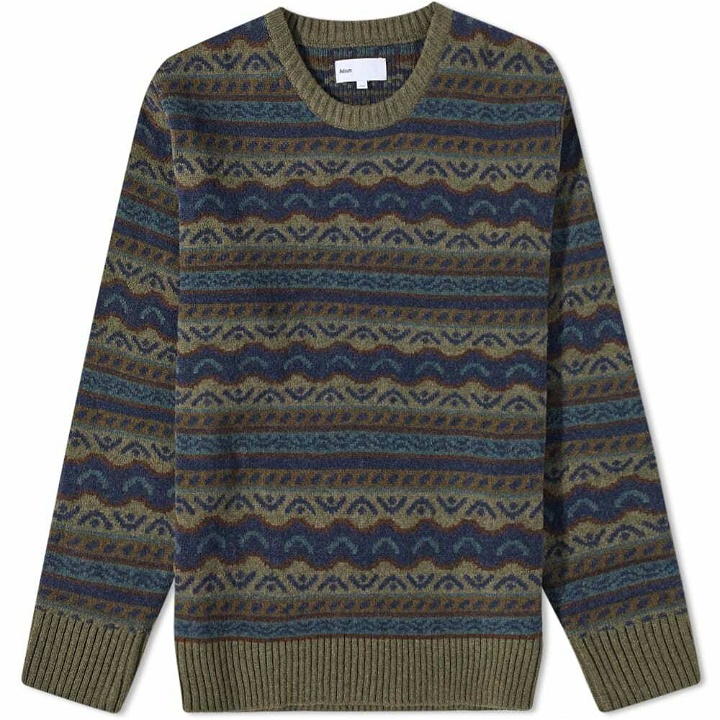 Photo: Adsum Men's Marcelo Sweater in Custom Intarsia