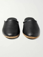 Derek Rose - Morgan Leather Slippers - Black