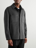 UMIT BENAN B - Double-Faced Cashmere Overshirt - Gray